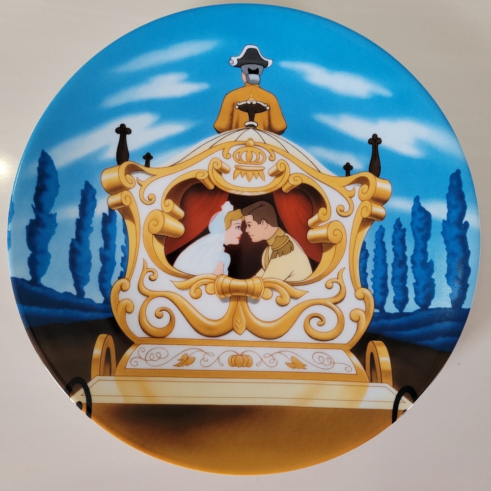 CINDERELLA Happily Ever After Limited Plate 1990 KNOWLES x WALT DISNEY COMPAN